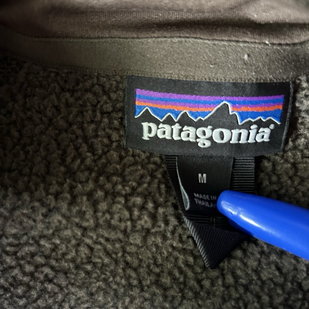 Patagonia‎ Jacket Mens Medium Brown Better Sweater 1/4-Zip Pullover Fleece - Picture 8 of 11